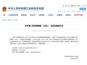 尼特再次獲評(píng)國家專精特新“小巨人”企業(yè)！